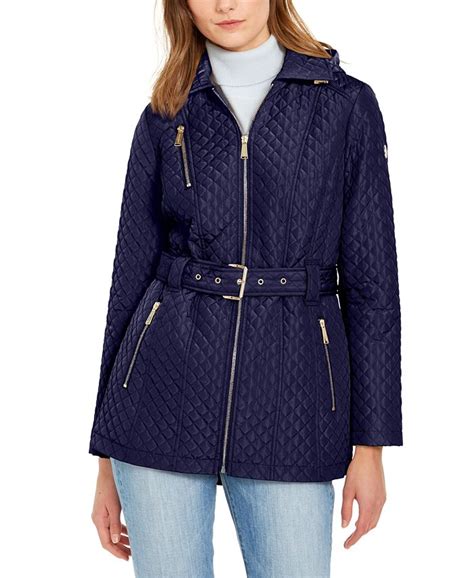 michael kors quilted jackets women's